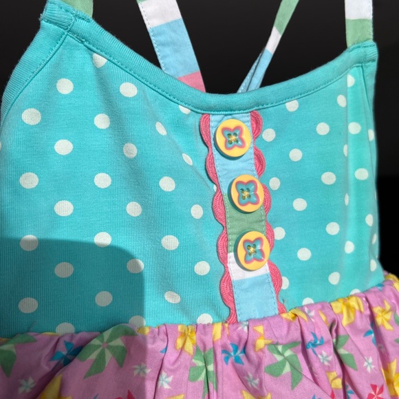 Matilda Jane Pandamonium Carnival Criss Cross Tunic Top Size 2 VGUC - Picture 4 of 10